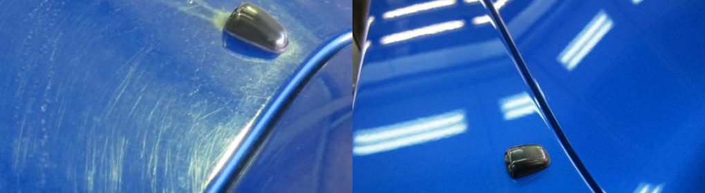 洗車キズが入っている